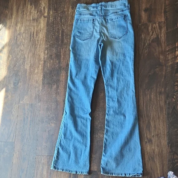 Forever 21 Light Blue Flare Jeans - Picture 7 of 12